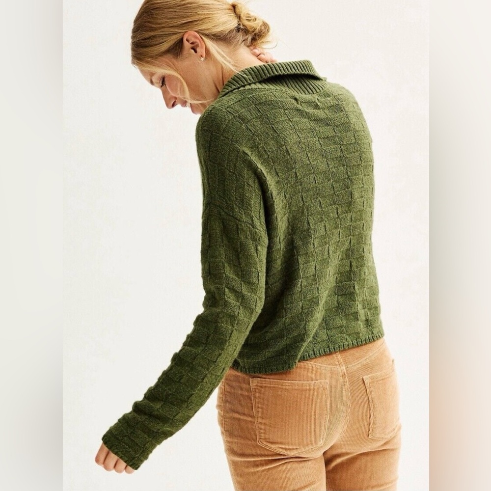 Sonoma Goods For Life Collared Cardigan SZ Medium NWT - Picture 3 of 8